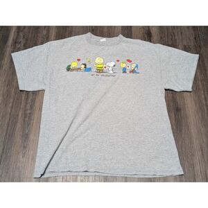 Vintage Peanuts Pro Weight T-Shirt Adult Large Be My Valentine Snoopy‎ Charlie